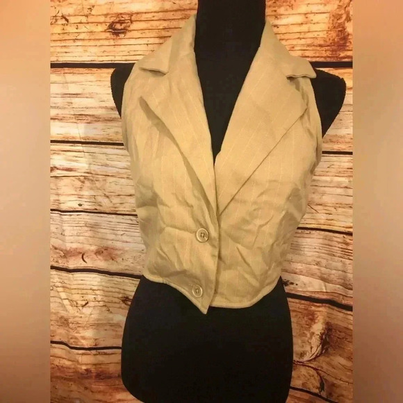 VENUS Tan Crop Sleeveless Top size 6 - Picture 15 of 15